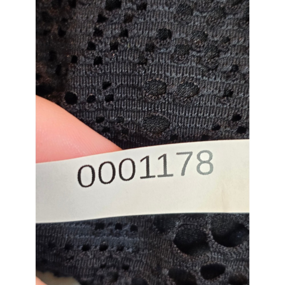 Mossimo Black Lace Crochet Triangle Bikini Top XS Halter Swim Target 238103215 - Picture 7 of 9